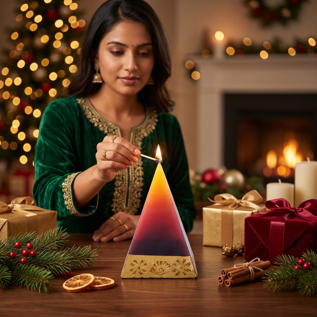 Pyramid Candle