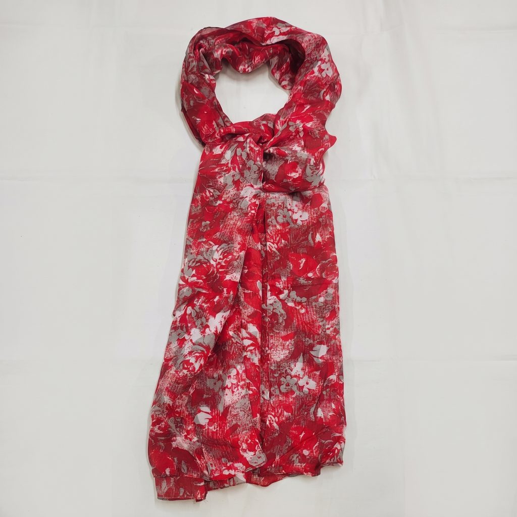 Floral Silk Scarf